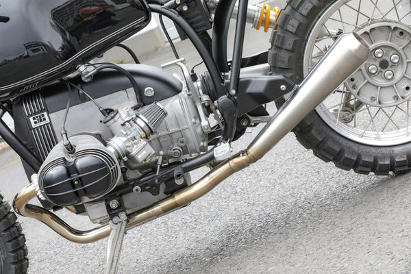Système d'échappement 2-1 Paralever pour BMW R80R R100R /GS avec homologation ABE