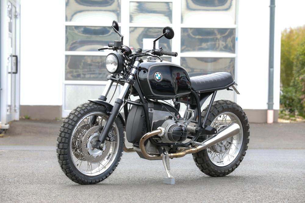 Impianto di scarico 2-1 Paralever per BMW R80R R100R /GS con omologazione ABE