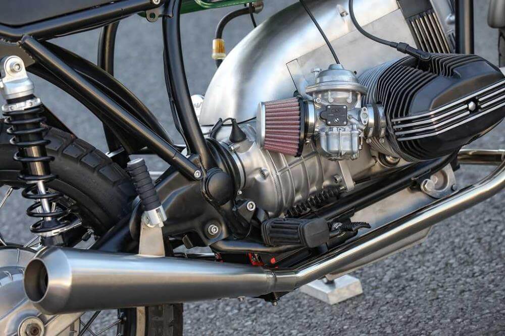 Scarico slip-on 2-2 per BMW R75 R80 R90 R100 Twinshock con omologazione ABE