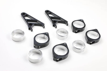 CNCアルミ製ランプホルダーセット 38-41mm径用 ロングタイプ ブラック