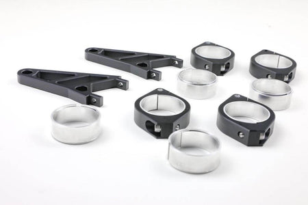 CNCアルミ製ランプホルダーセット 38-41mm径用 ロングタイプ ブラック