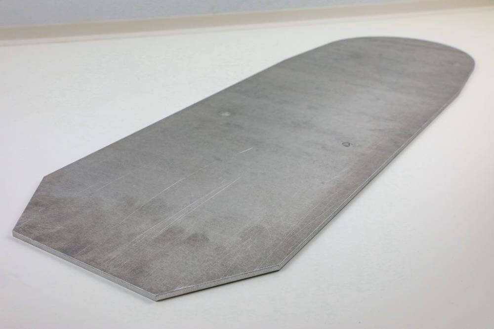 Plaque de base de selle 550 mm version courte