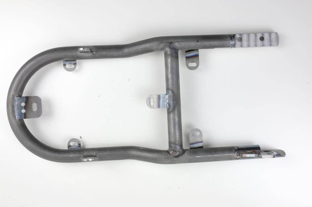 Telaietto posteriore BMW R80R R100R Paralever con gradino, monoposto autoportante, con omologazione TÜV