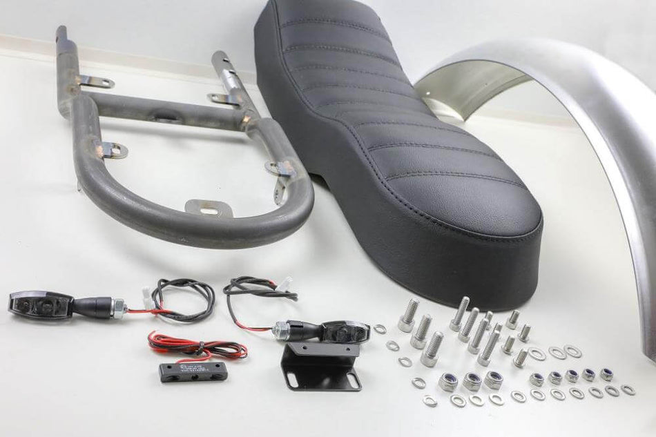 BMW R80R R100R Paralever 1-Pers. mit Stufe Heckumbau Kit freitragend mit TÜV