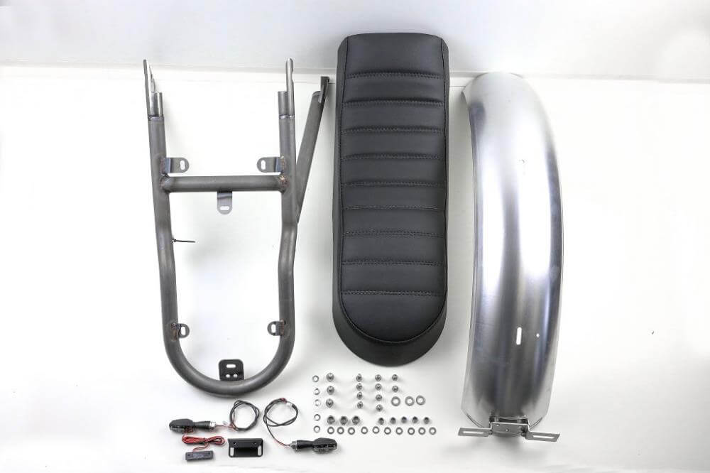 BMW R45 R65 Twinshock 2-person stepped seat tail conversion kit with TÜV approval