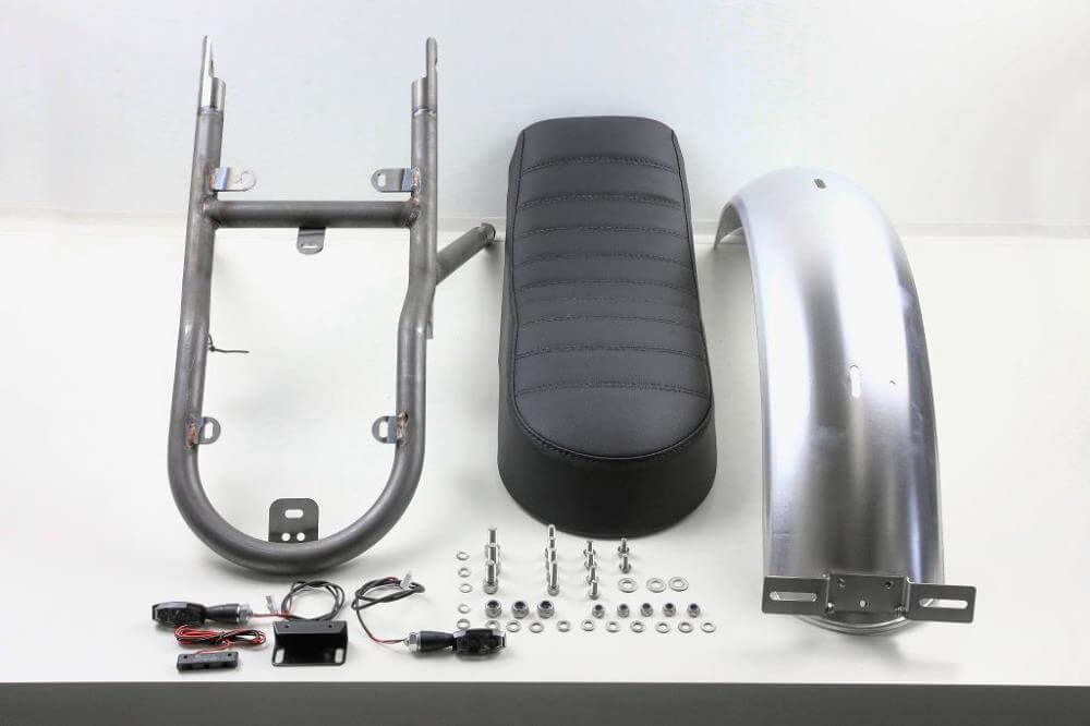 BMW R45 R65 Twinshock 2-person stepped seat tail conversion kit with TÜV approval