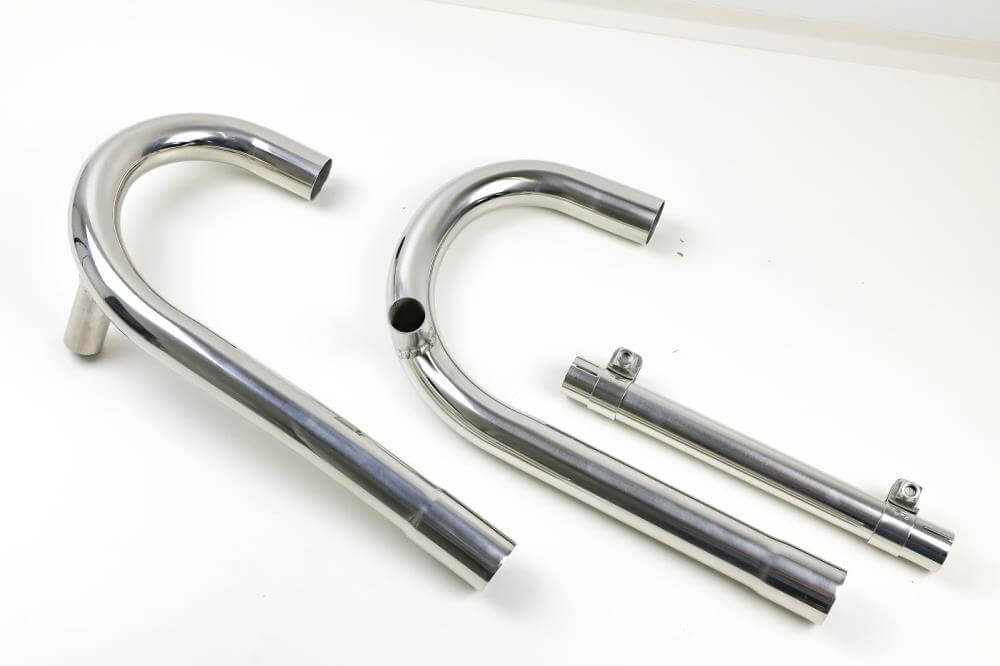 Collecteur d'échappement BMW R65 Monolever 35 mm vers 38 mm
