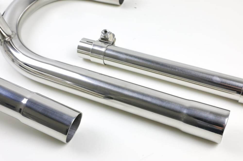 Collecteur d'échappement BMW R65 Monolever 35 mm vers 38 mm