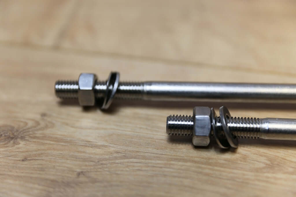 Set perni motore in acciaio inox per BMW R80 R100