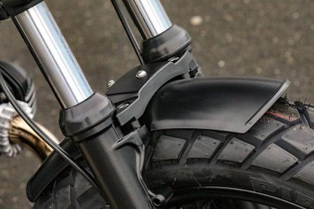 Powder coating of a front fender (fender not included)