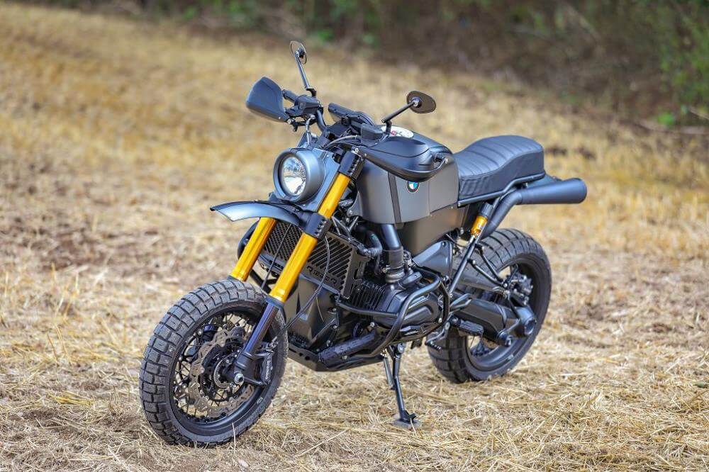 BMW R1200R Scrambler Motorrad Komplett-Umbau without limits