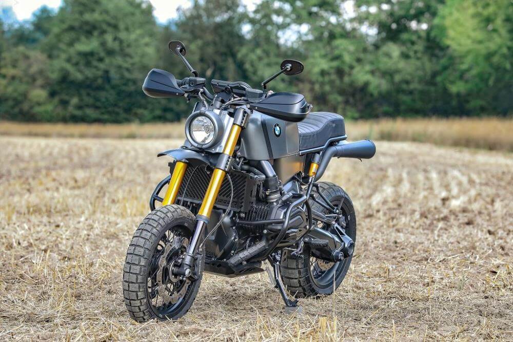 BMW R1200R Scrambler Motorrad Komplett-Umbau without limits