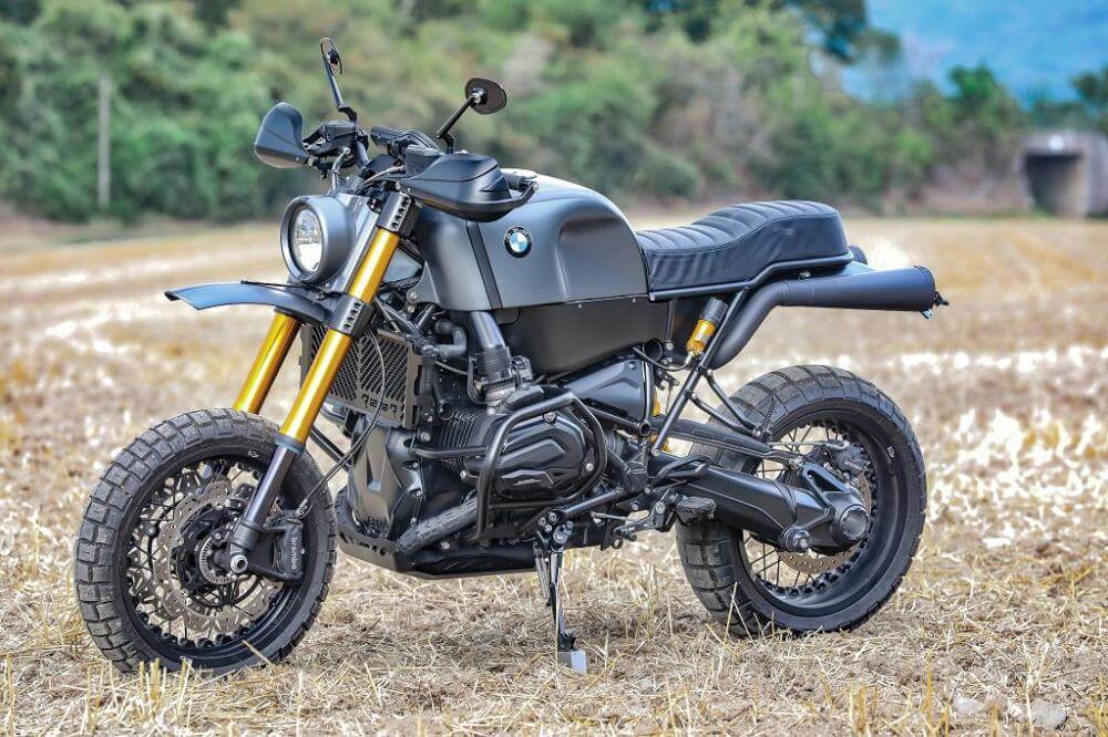 BMW R1200R Scrambler Motorrad Komplett-Umbau without limits