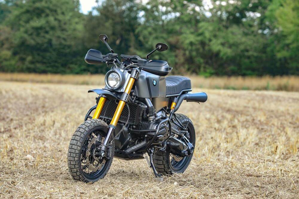 BMW R1200R Scrambler Motorrad Komplett-Umbau without limits