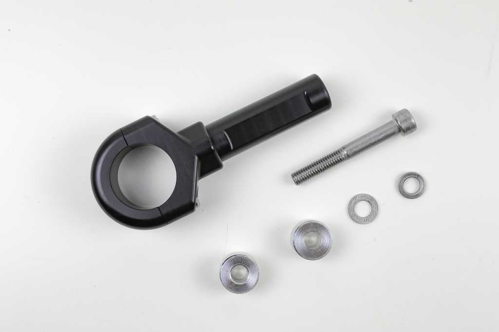 CNC-machined auxiliary headlight bracket for BMW R65 R80 R100
