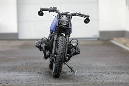 CNC-machined auxiliary headlight bracket for BMW R65 R80 R100
