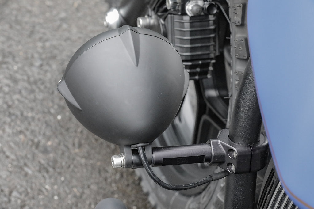 CNC-machined auxiliary headlight bracket for BMW R65 R80 R100