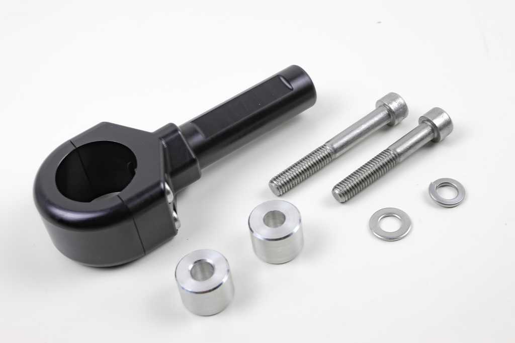 CNC-machined auxiliary headlight bracket for BMW R65 R80 R100